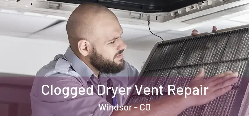  Clogged Dryer Vent Repair Windsor - CO